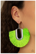 Load image into Gallery viewer, TASSEL TROPICANA - YELLOW EARRINGS