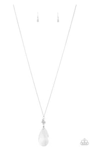 Up in the Heir - White Necklace