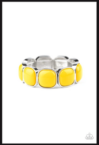 VIVACIOUS VOLUME YELLOW BRACELET