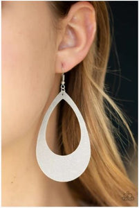 What a Natural - Silver Earrings
