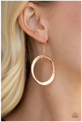 Wildly Wild Rose Gold Earrings