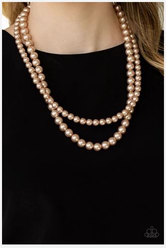 Woman of the Century Brown Necklace